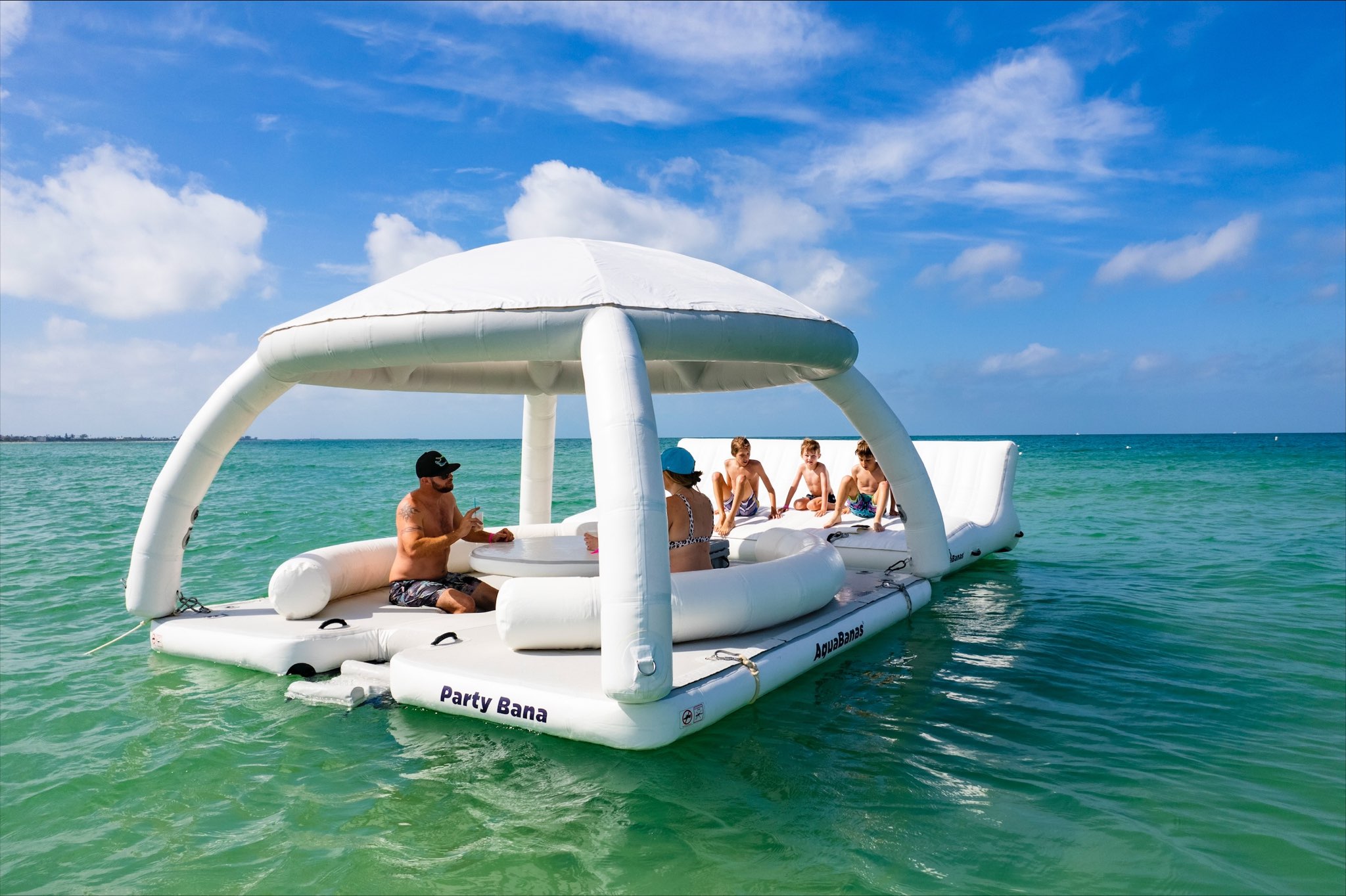 Resort Banas - Party Bana at Tradewinds, inflatable superyacht toys